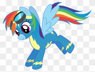 My Little Pony Rainbow Dash Equestria Daily - My Little Pony Rainbow Dash Wonderbolt Clipart