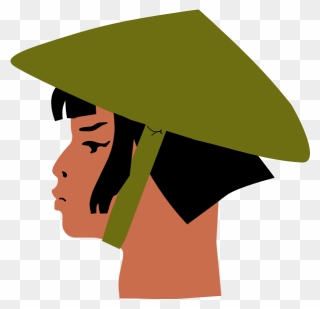 Asian Lady"s Head - Asian Clipart - Png Download