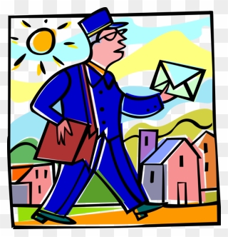 Mailman Clipart Office Mail - Png Download