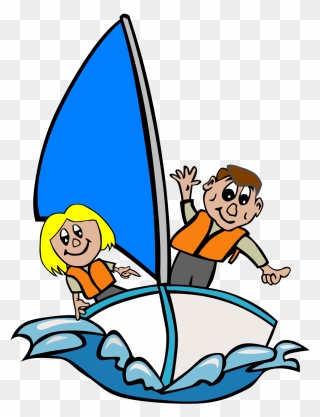 Sail A Boat Clipart - Png Download