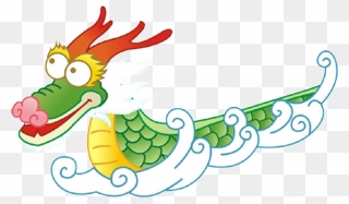 Banner Library Stock Dragon Boat Cartoon High Definition - Dragon Boat Png Cartoon Clipart
