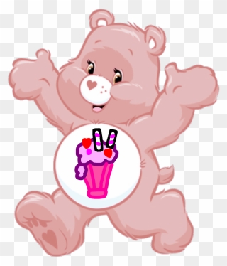Peachy Bear - Transparent Cheer Care Bear Clipart