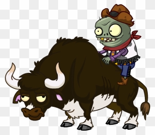 Ox Clipart Rodeo Bull - Plants Vs Zombies 2 Zombie Bull - Png Download