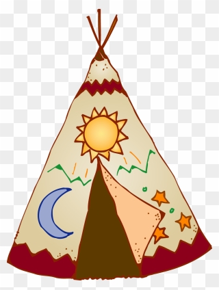 Native American Teepee Clipart - Png Download