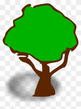 Transparent Tree Background Cartoon Clipart