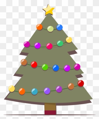 Free Clip Art "christmas Tree - Vector Graphics - Png Download