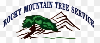 Rocky Mountain Tree Service Logo Clipart