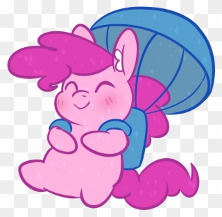 Artist Dailypinkiepie Cute Diapinkes Earth Pony - Transparent Background Parachutes Png Clipart