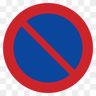 Sweden Road Sign C35 - European No Parking Signs Clipart