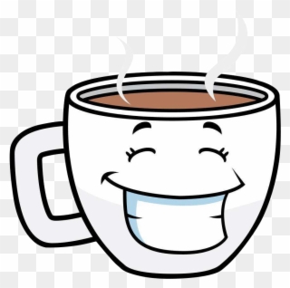 Tea Cafe Cartoon Mug - Coffee Mug Cartoon Clipart