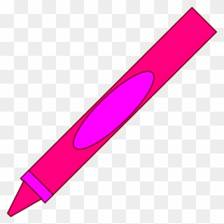 Clip Arts Related To - Pink Colour Crayon Clipart - Png Download