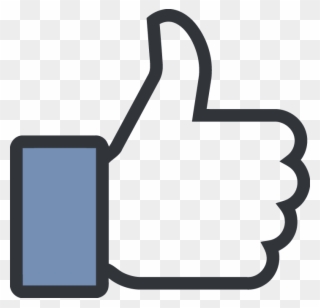 Everyone Is All Concerned That The Facebook Application - Facebook Thumbs Up Clipart