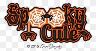 Spooky Cute Title - Foundation Piecing Clipart