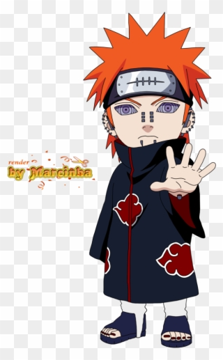 Clip Free Library Collection Of Free Gaara - Pain Naruto Chibi - Png Download