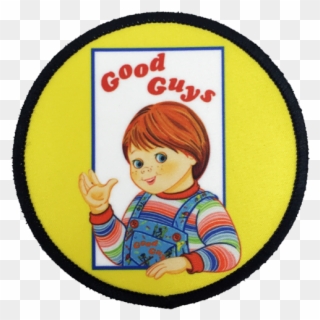 Child's Play Iron-on Patch - Good Guy Doll Logo Clipart