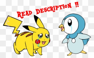 Base I Don T Want To Say - Pokemon Pikachu X Piplup Clipart