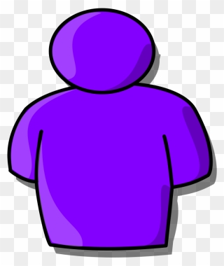 Purple People Cliparts - Purple Avatar - Png Download