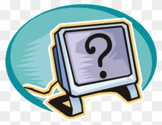 Use The Top Navigation To Go Back To Any Pages > - Computer With Question Mark Clipart