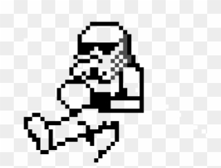 Storm Trooper - Line Art Clipart