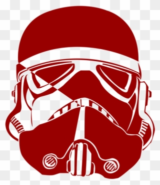 Image Of Red Stormtrooper - Illustration Clipart