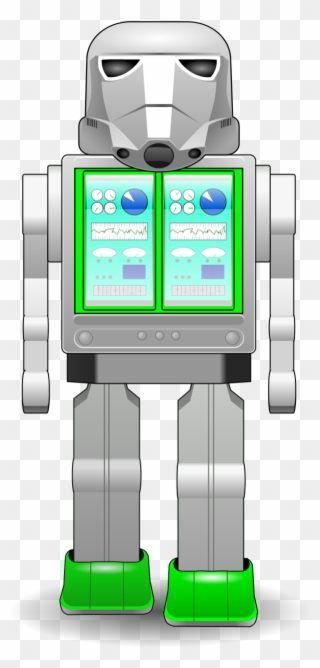 Vector Clip Art - Robot - Png Download