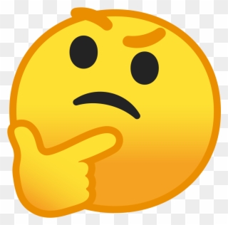 Thinking Tanabe - Thinking Emoji Icon Png Clipart