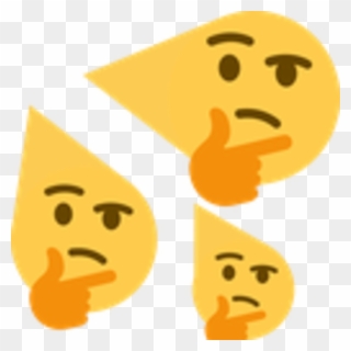 Thinking Face Emoji 🤔 - Thinking Emojis Discord Clipart