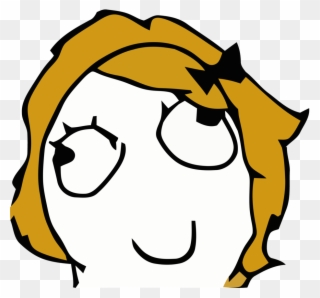Png - Derpina Meme Face Clipart