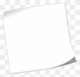 White Post It Note Png Clipart