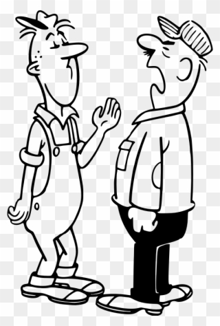 Medium Image - Quarreling Clipart Black And White - Png Download