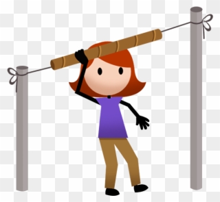Cardboard Javelin - Cartoon Clipart