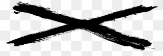 Grunge X 3 - X Png Clipart