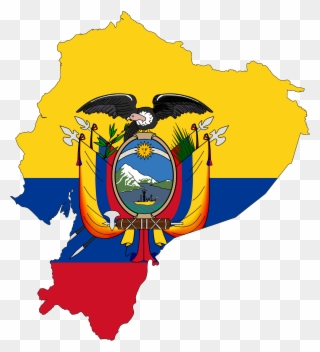 Ecuador Forced To Accept A Free Trade Agreement Without - Ecuador Flag Map Clipart