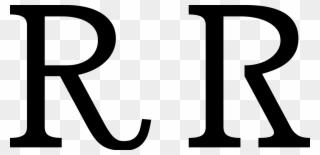 R Font - Letter R Font Clipart