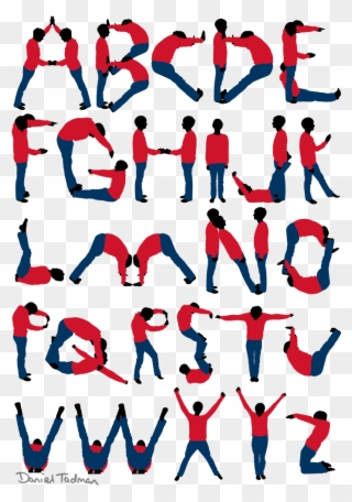 Making Letters With Our Bodies Clipart
