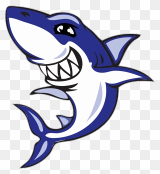 Wednesday, August - Shark Cartoon Small Clipart