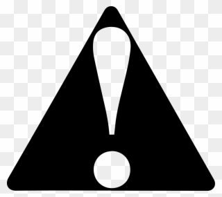 Aware Symbol, Exclamation Mark In A Triangle - Triangle Clipart