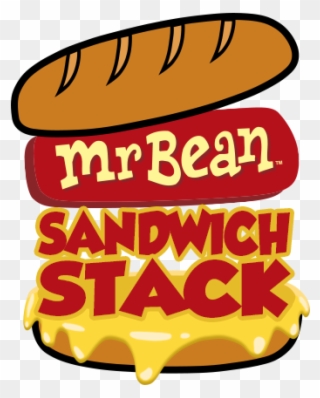 Mr Bean Sandwich Stack - Blast Entertainment Ltd Mr Bean Clipart