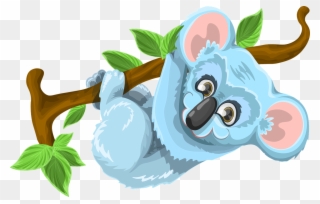 Koala Animal Cute - Gambar Hewan Koala Animasi Clipart