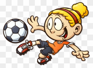 Ready Steady Goal Football - Kids Football Cartoon Clipart