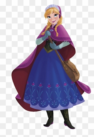 Frozen Anna Clipart - Disney Princesses With Braids - Png Download
