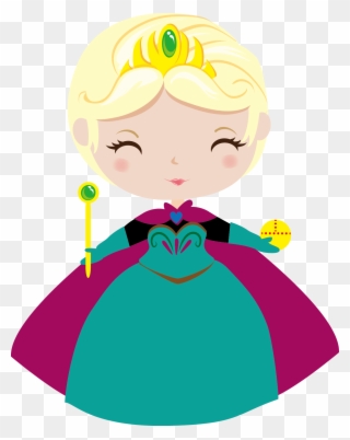 Preparativos Para O 2º Aniversário Da Caçula Olivia - Frozen Elsa Cute Png Clipart