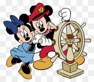Mickey Clipart Overalls - Mickey And Minnie Captain - Png Download