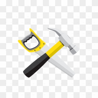 Hammer Saw Clipart