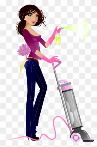Maiden Clipart House Cleaner - House Cleaning Services Lady - Png Download