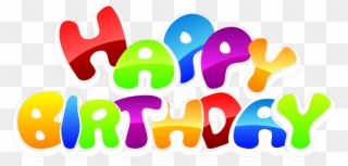 Happy Birthday Png - Portable Network Graphics Clipart