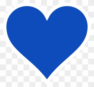 Blue - Heart - Clipart - Instagram Blue Heart Icon - Png Download