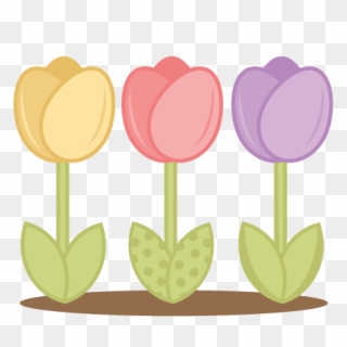 Cute Tulip Clipart Clip Art - Miss Kate Cuttable Pascuas - Png Download