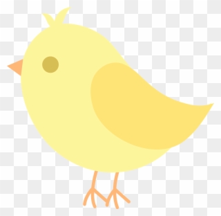 Cute Yellow Bird Clip Art - Yellow Cartoon Flying Bird - Png Download