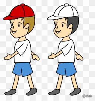 Multi Sport Clipart - Two Boys Walking Clipart - Png Download